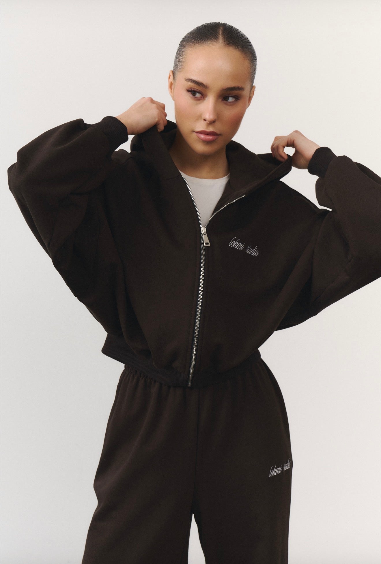 Костюм зі 100% бавовни шоколад