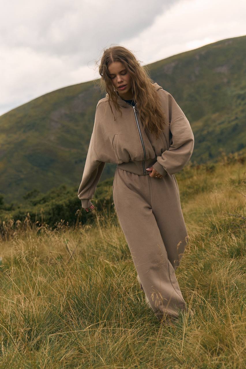 Штани палаццо мокко