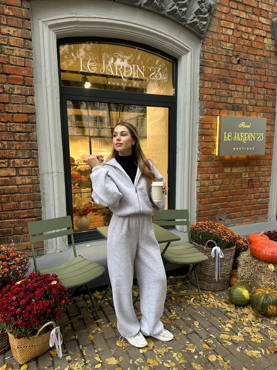 Зіп-худі на фіксаторах із утепленням меланж