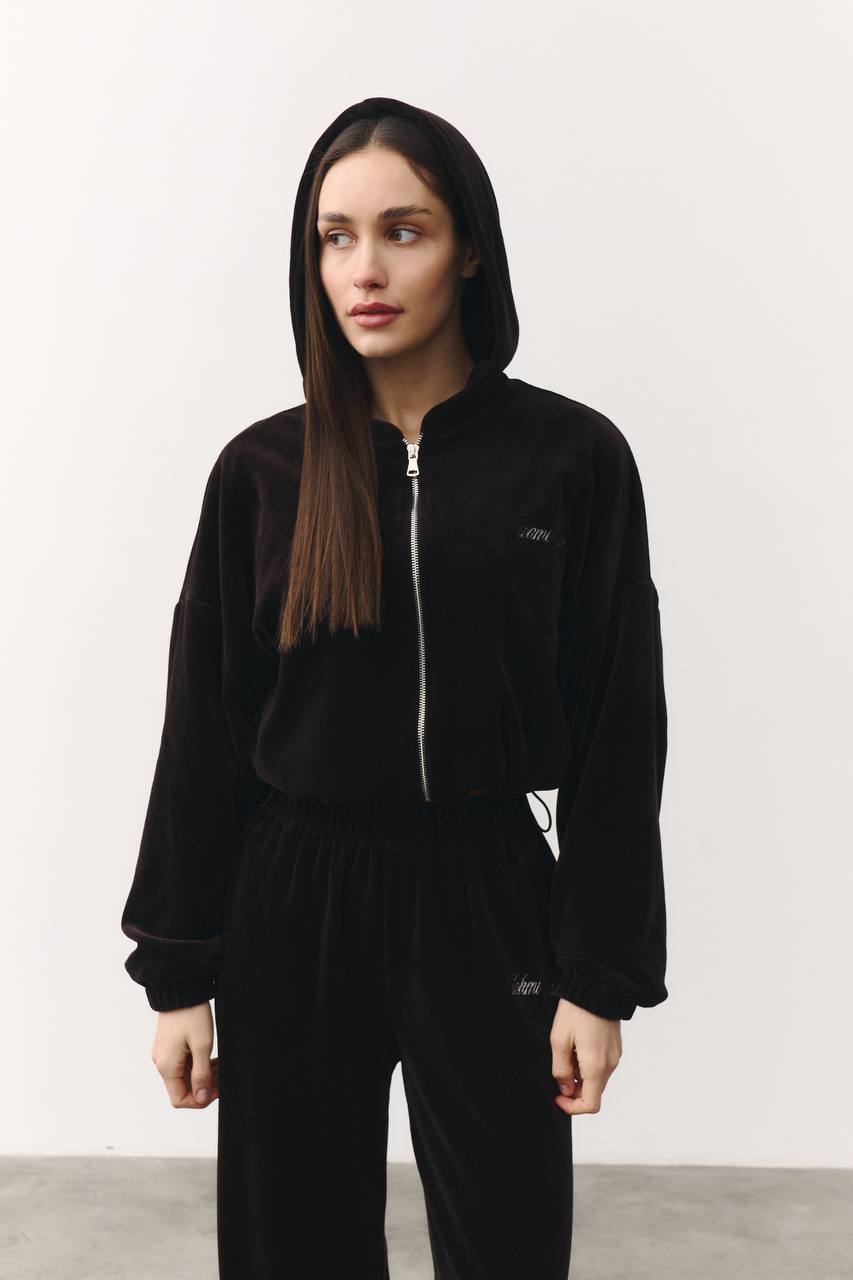 Костюм велюровий шоколад