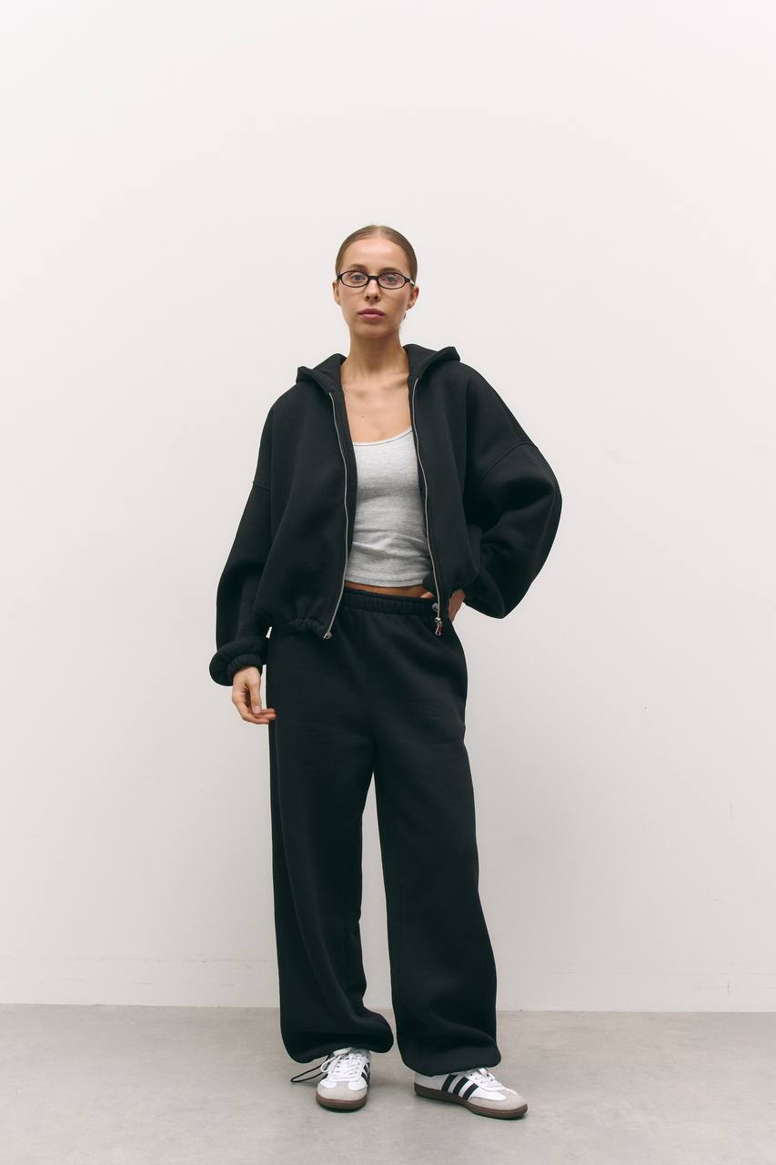 Штани з утепленням (на фіксаторах) чорні