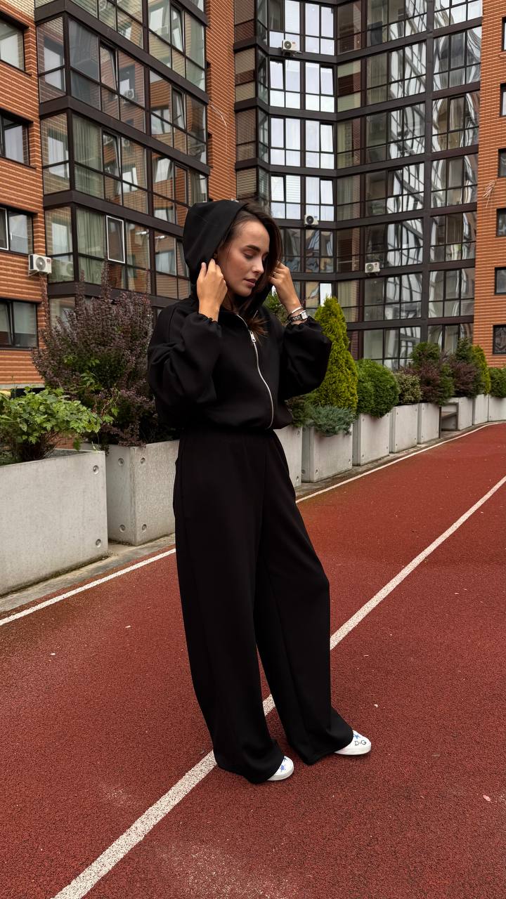 Штани-палаццо чорні