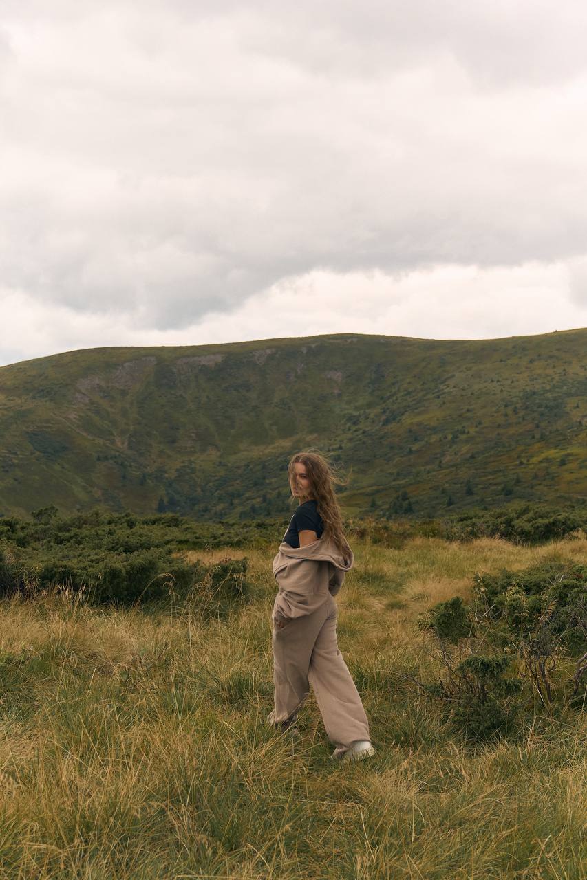 Штани палаццо мокко